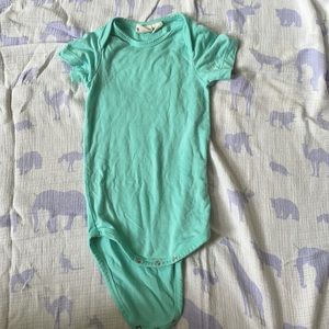 Kyte seafom/teal colored onepiece 6-12 mos